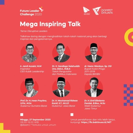 Future Leader Challenge 2020 Bangkitkan Semangat Disruptive Leaders Pemuda Indonesia